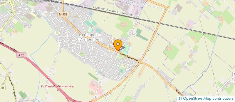 localisation de l'entreprise MEN IN BOXER  LA CHAPELLE-D'ARMENTIERES