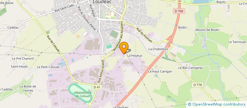 localisation de l'entreprise MEN MELEN à LOUDEAC