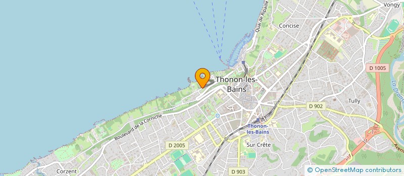 localisation de l'entreprise MENA à THONON-LES-BAINS