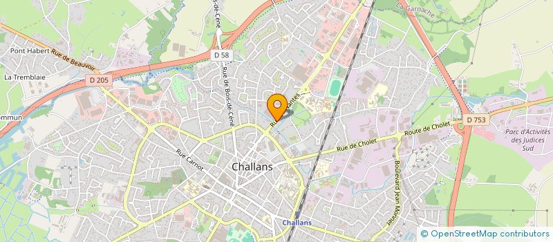 localisation de l'entreprise MENA à SOULLANS