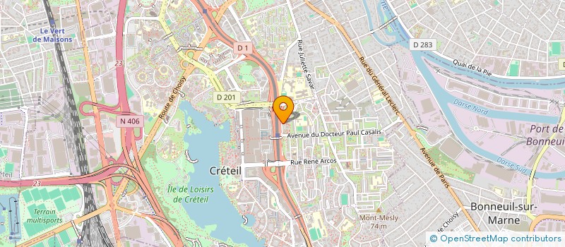 localisation de l'entreprise MENA RENO  CRETEIL