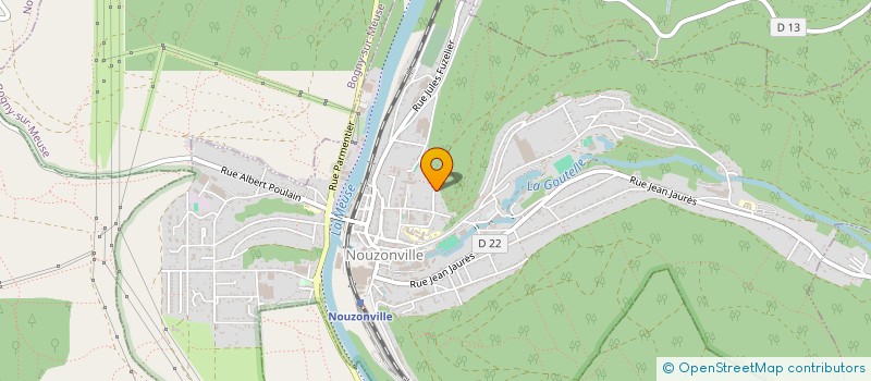 localisation de l'entreprise MENABAR  NOUZONVILLE