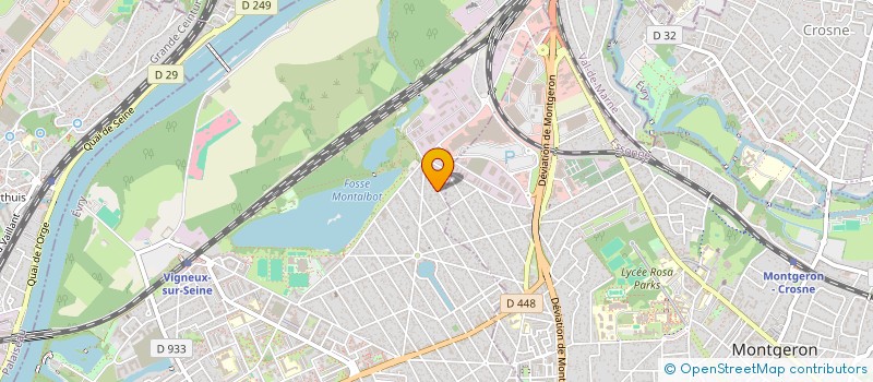 localisation de l'entreprise MENAD CONSEIL& FORMATION  VIGNEUX-SUR-SEINE