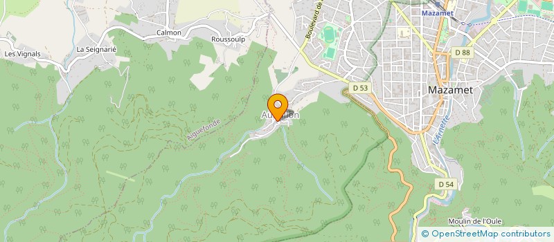 localisation de l'entreprise MENAGE à AUSSILLON