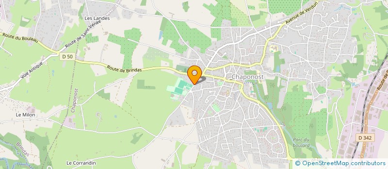 localisation de l'entreprise MENAGE DES GONES  TASSIN-LA-DEMI-LUNE