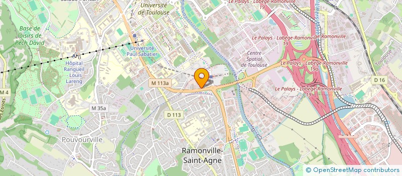 localisation de l'entreprise MENAGE & ELEGANCE  RAMONVILLE-SAINT-AGNE