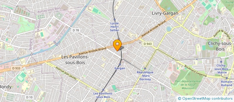 localisation de l'entreprise MENAGE EXPRESS  LES PAVILLONS-SOUS-BOIS