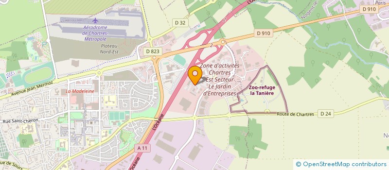 localisation de l'entreprise MENAGE-GOHON à CHARTRES