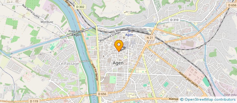 localisation de l'entreprise MENAGE-SERVICE à AGEN
