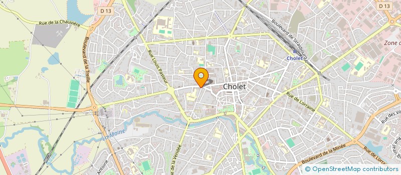 localisation de l'entreprise MENAGE SERVICE CHOLET à CHOLET