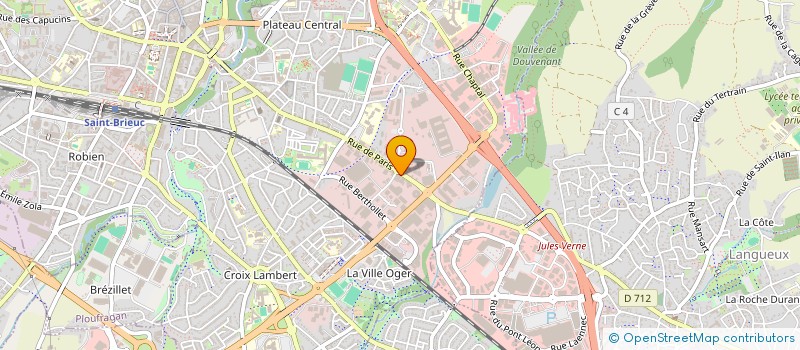 localisation de l'entreprise MENAGECO à SAINT-BRIEUC