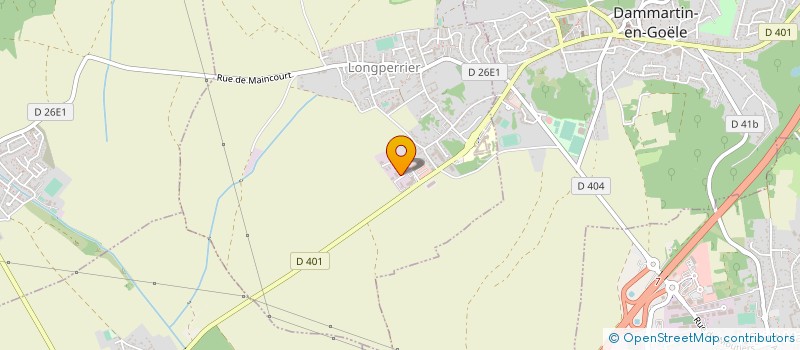 localisation de l'entreprise MENAGER 77  LONGPERRIER