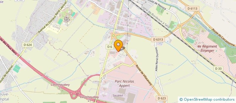 localisation de l'entreprise MENAGER LAURAGAIS  CASTELNAUDARY