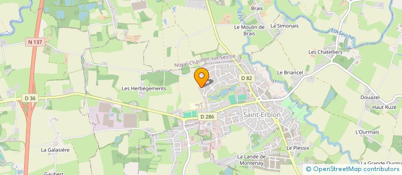 localisation de l'entreprise MENAGER LOISIRS HABITAT CONCEPT à SAINT-ERBLON