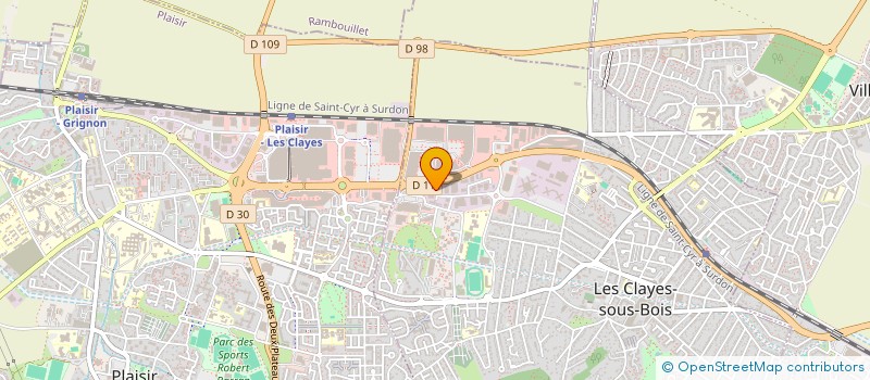 localisation de l'entreprise MENAGER TECHNIC DISTRIBUTION à CLAYES-SOUS-BOIS (LES)