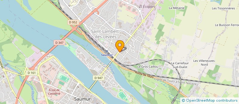 localisation de l'entreprise MENAGER TELE SERVICE à SAUMUR