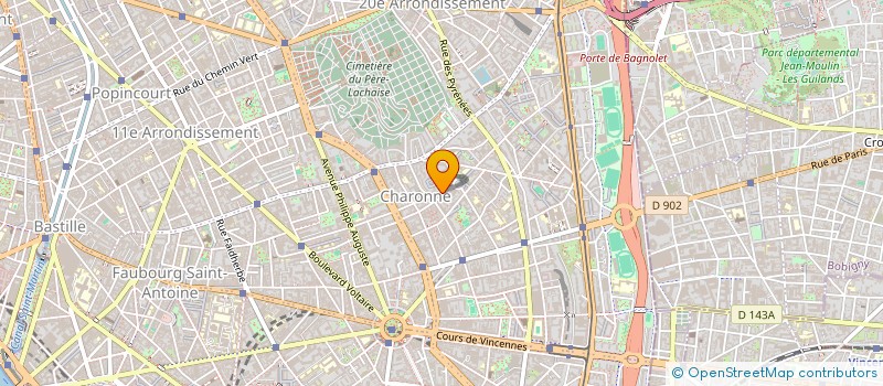 localisation de l'entreprise MENAGITE à PARIS