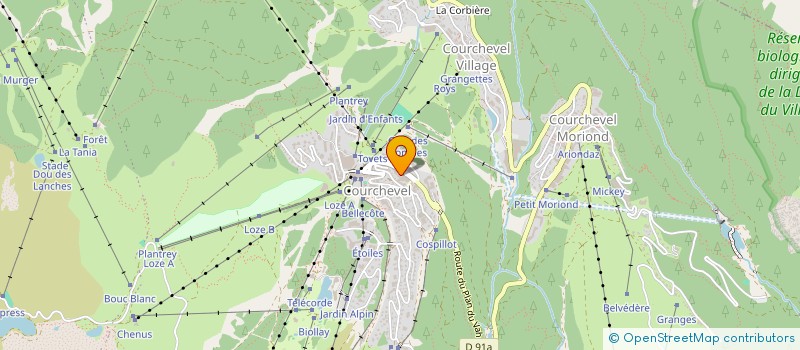localisation de l'entreprise MENAHEM à COURCHEVEL