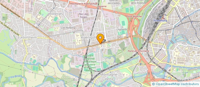 localisation de l'entreprise MENAJANO à STRASBOURG