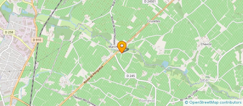 localisation de l'entreprise MENANDEZ GROUPE  POMEROL