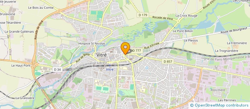 localisation de l'entreprise MENANT  VITRE