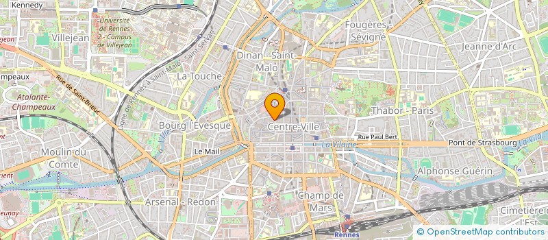 localisation de l'entreprise MENANT PARFUMERIE à RENNES