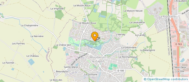 localisation de l'entreprise MENANTEAU IMMO à MOUILLERON-LE-CAPTIF