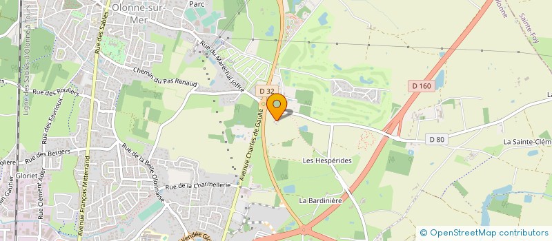 localisation de l'entreprise MENANTEAU MP à LES SABLES D'OLONNE