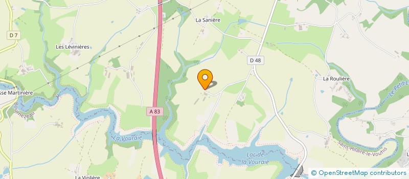 localisation de l'entreprise MENANTEAU SHLV  SAINT-HILAIRE-LE-VOUHIS