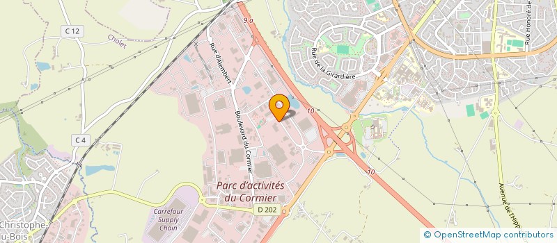 localisation de l'entreprise MENANTEAU VENTES ET SERVICES à CHOLET