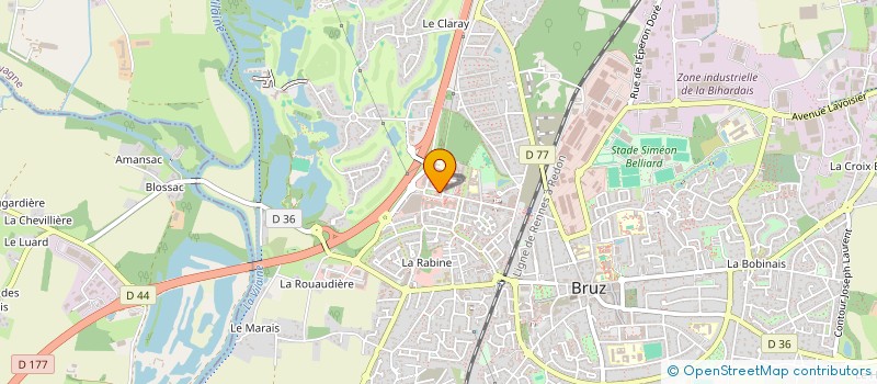 localisation de l'entreprise MENARA SARL à BRUZ