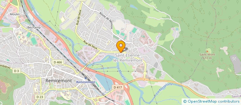 localisation de l'entreprise MENARD  SAINT-ETIENNE-LES-REMIREMONT