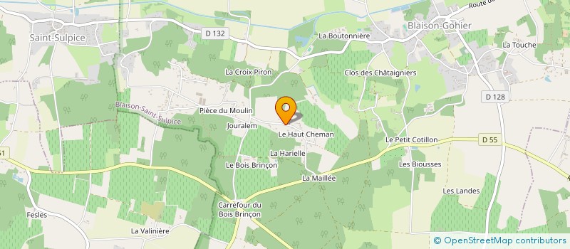 localisation de l'entreprise MENARD à LES GARENNES SUR LOIRE