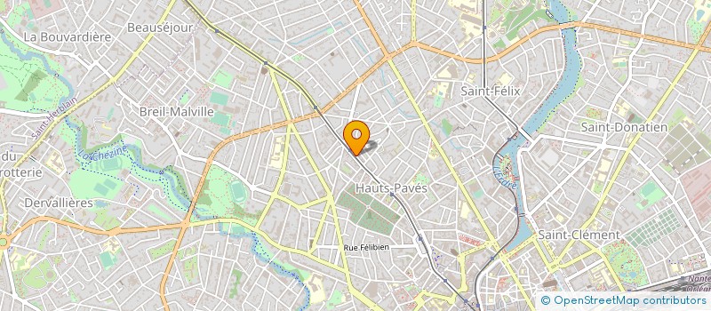 localisation de l'entreprise MENARD à NANTES