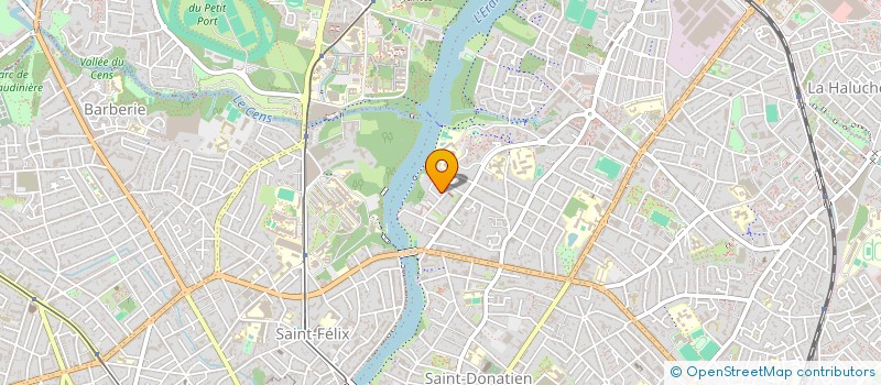 localisation de l'entreprise MENARD 79 INDIV  NANTES
