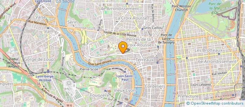 localisation de l'entreprise MENARD à LYON