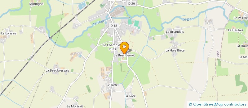 localisation de l'entreprise MENARD A ET G MOISSONN BATTAGE  ISSE