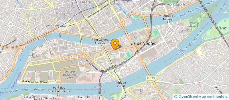 localisation de l'entreprise MENARD CAPITAL à NANTES