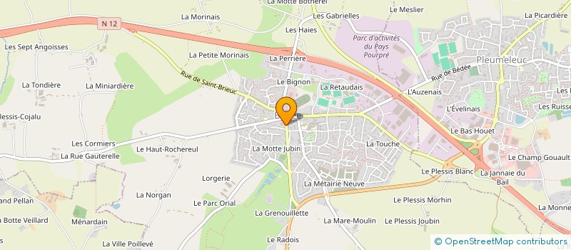 localisation de l'entreprise MENARD DEVELOPPEMENT  BEDEE