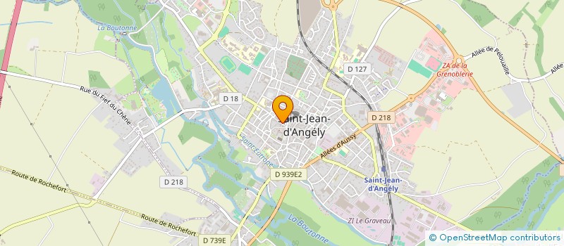 localisation de l'entreprise MENARD DISTRIBUTION  SAINT-JEAN-D'ANGELY