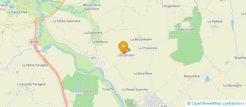 localisation de l'entreprise MENARD ENERGIE  BEAUPREAU-EN-MAUGES