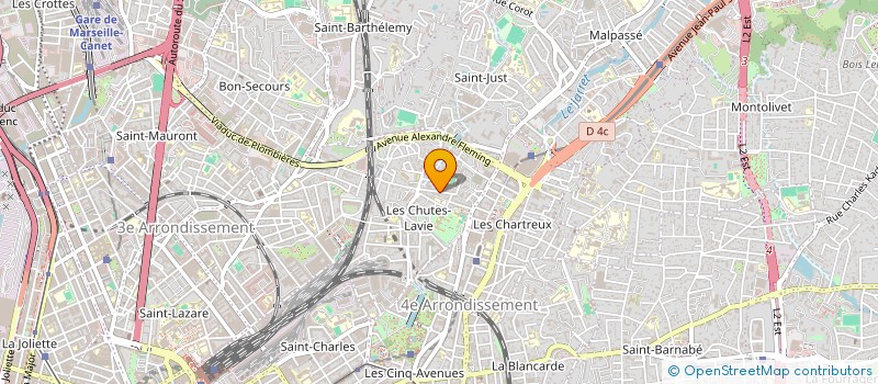 localisation de l'entreprise MENARD FORD à MARSEILLE