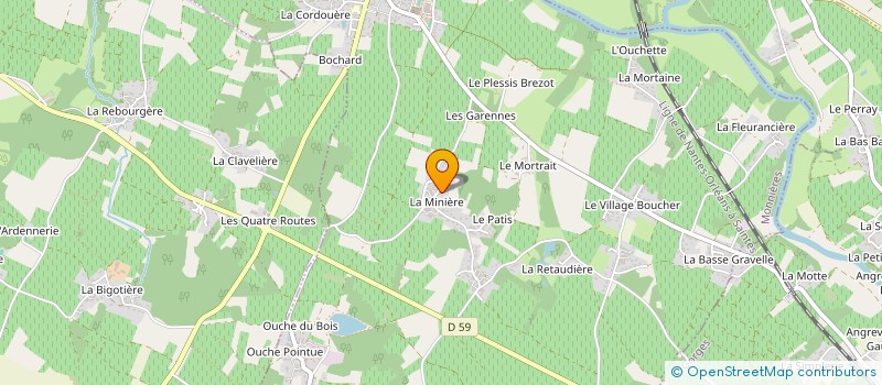 localisation de l'entreprise MENARD-GABORIT à MONNIERES
