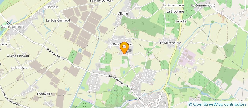 localisation de l'entreprise MENARD I.F.  SAINT-JULIEN-DE-CONCELLES