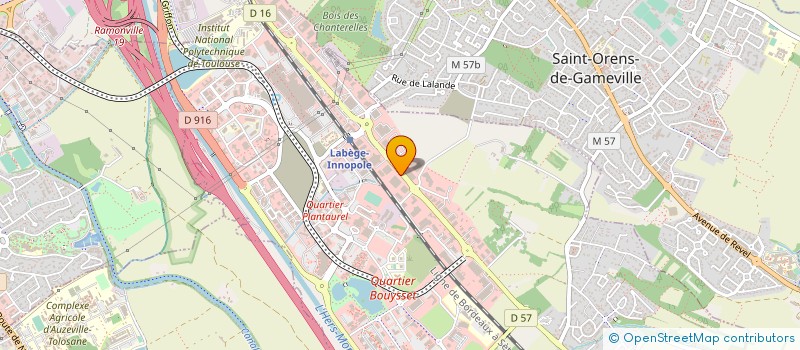 localisation de l'entreprise MENARD IMPRIMERIE à TOULOUSE