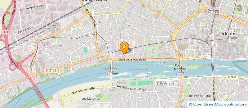 localisation de l'entreprise MENARD INDIVISION  ORLEANS