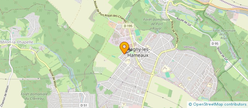 localisation de l'entreprise MENARD IT CONSULTING  MAGNY-LES-HAMEAUX