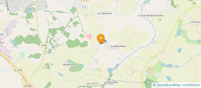 localisation de l'entreprise MENARD LUDO à SEVREMONT