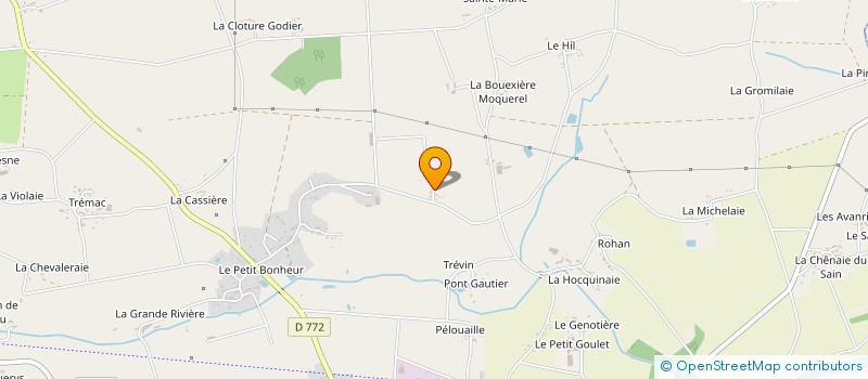 localisation de l'entreprise MENARDAIE 35  GUIPRY-MESSAC