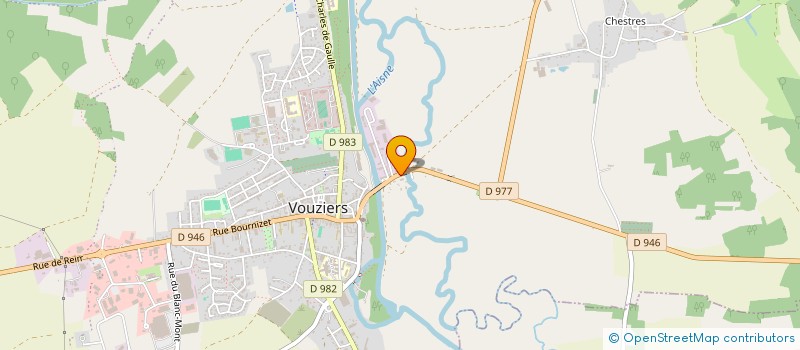 localisation de l'entreprise MENART CONSEIL  VOUZIERS